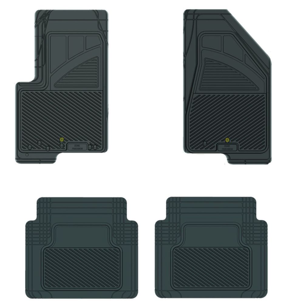 Koolatron 17001 Black Precision All Weather Kustom Fit Car Mat for 2007+