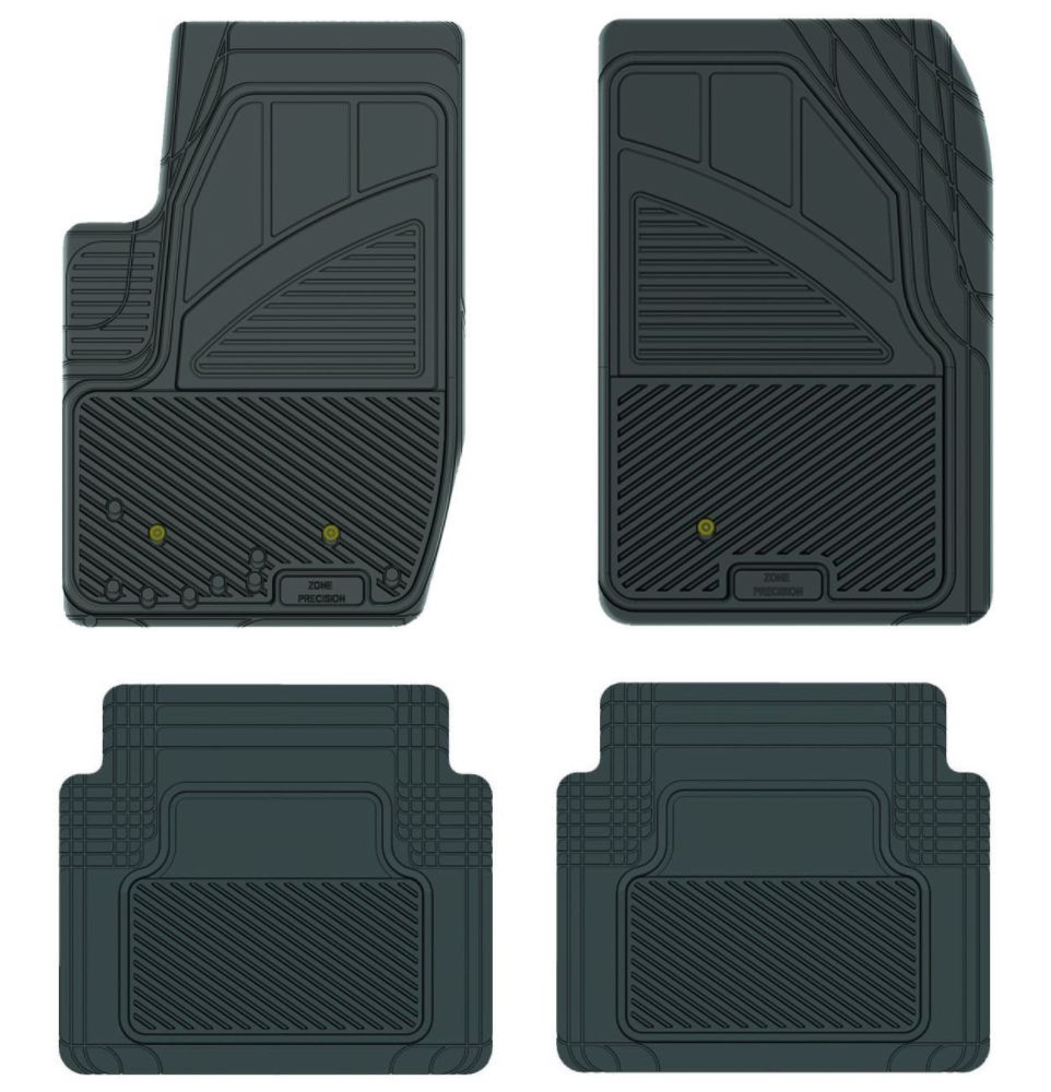 Koolatron 17116 Black Precision All Weather Kustom Fit Car Mat for 2006+ Ford Sportstrac