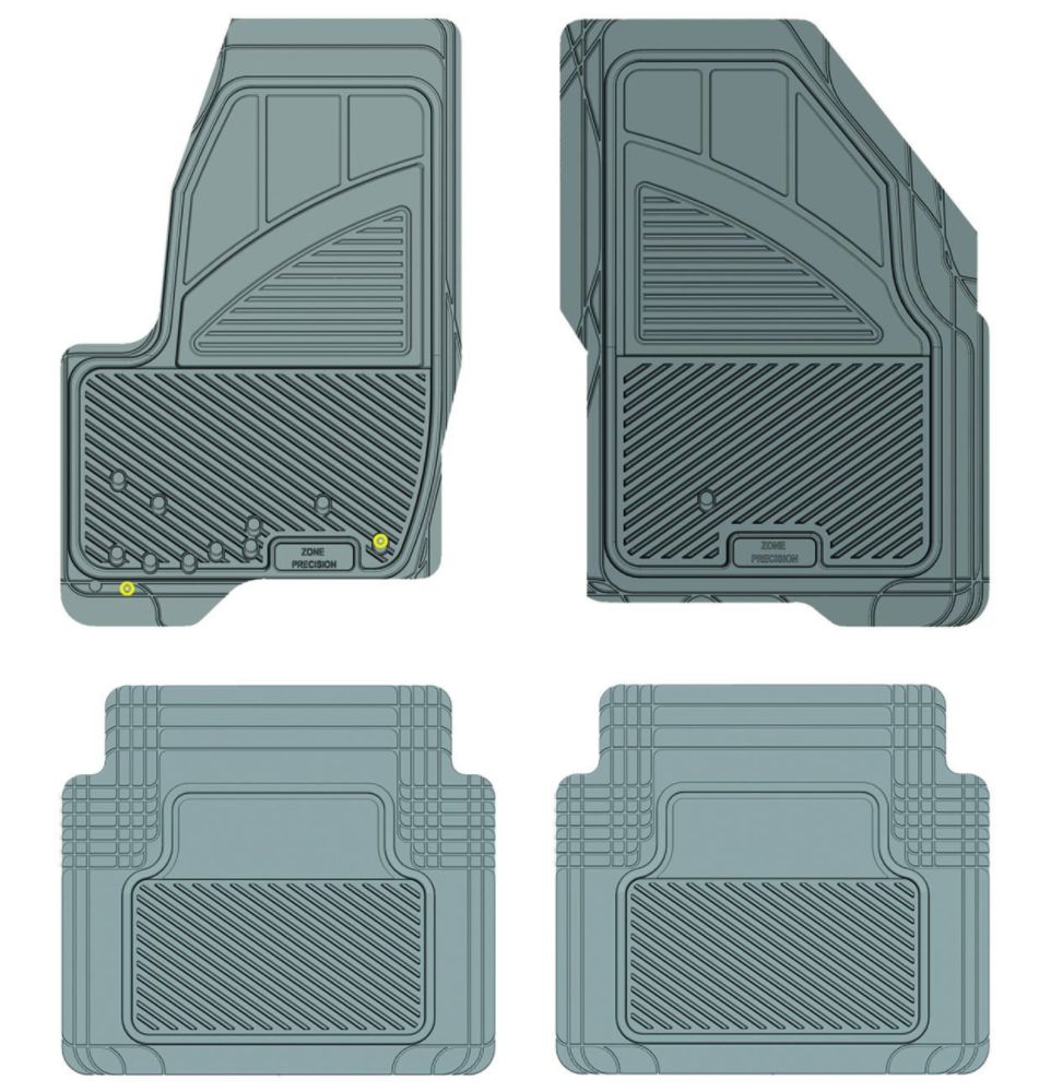 Koolatron 17168 Grey Precision All Weather Kustom Fit Car Mat for 2008-2009 Ford Taurus