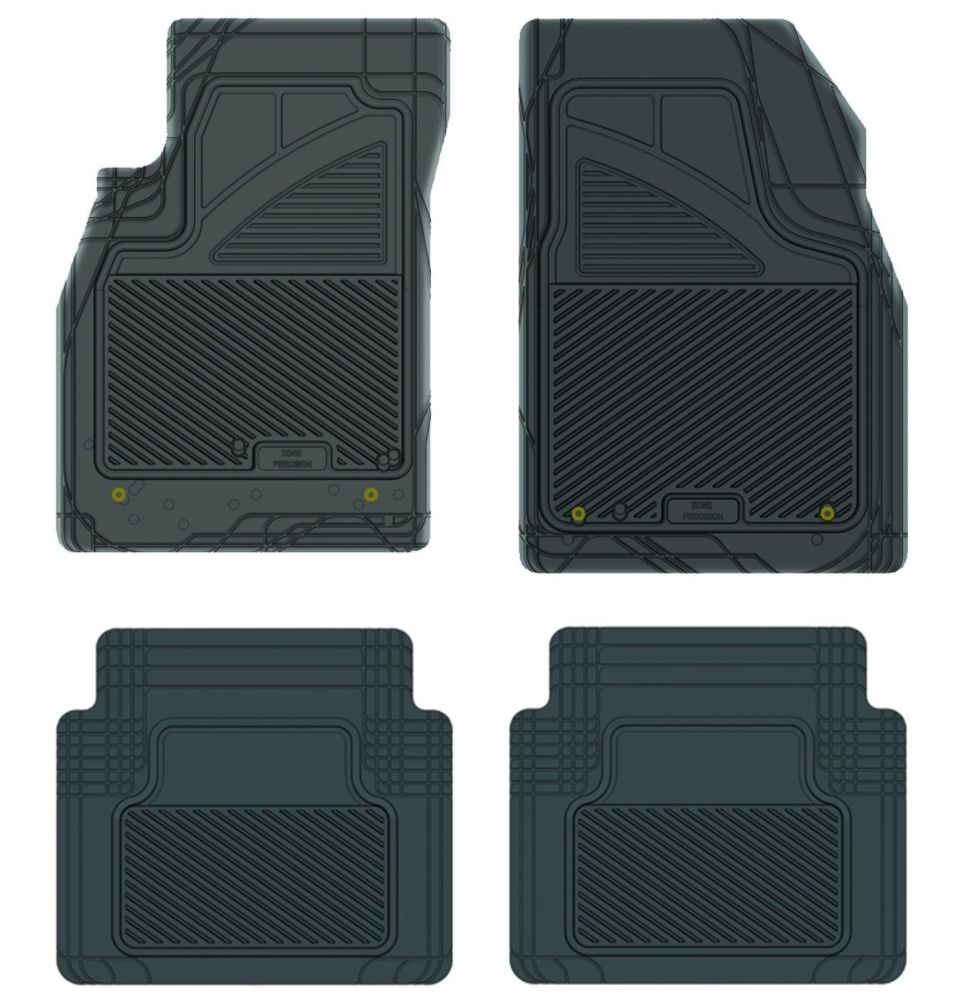 Koolatron 17202 Black Precision All Weather Kustom Fit Car Mat for 2011+ Buick Regal
