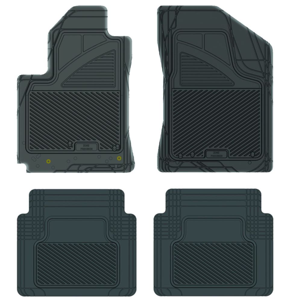 Koolatron 17219 Black Precision All Weather Kustom Fit Car Mat for 2009+ Pontiac Vibe