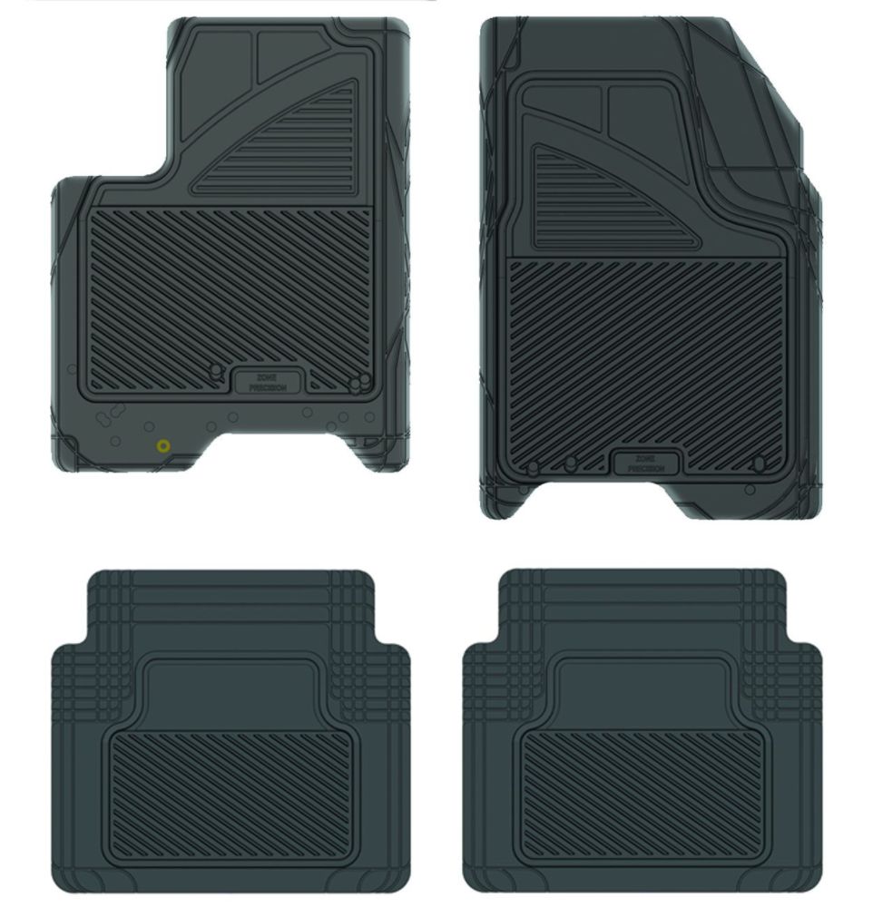 Koolatron 17220 Black Precision All Weather Kustom Fit Car Mat for 2004+ Pontiac Wave