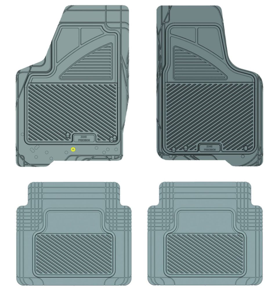 Koolatron 17259 Grey Precision All Weather Kustom Fit Car Mat for 2006+ Chevrolet Impala