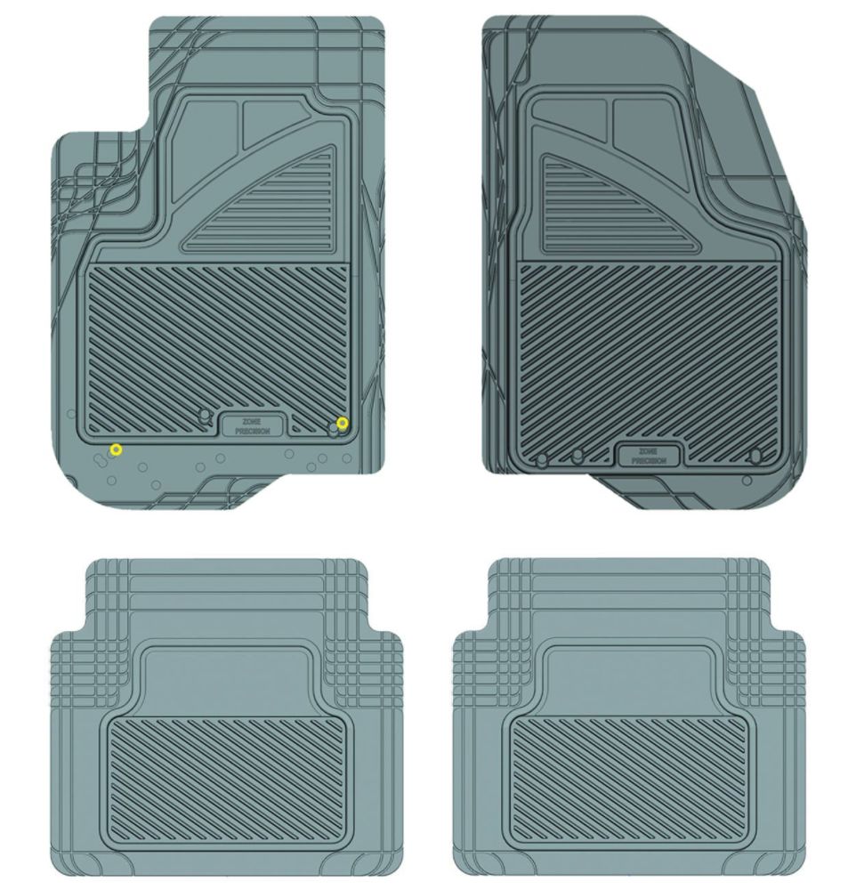 Koolatron 17260 Grey Precision All Weather Kustom Fit Car Mat for 2008+ Chevrolet Malibu