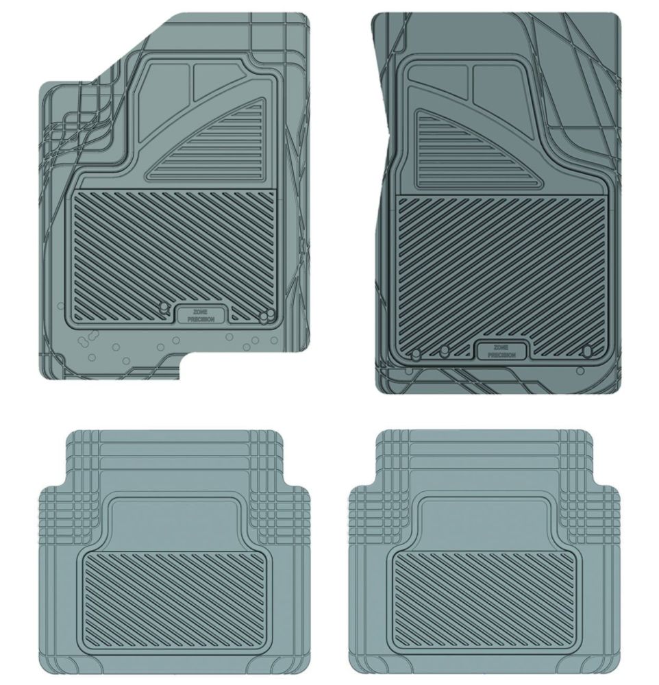 Koolatron 17261 Grey Precision All Weather Kustom Fit Car Mat for 2007+ Chevrolet Silverado