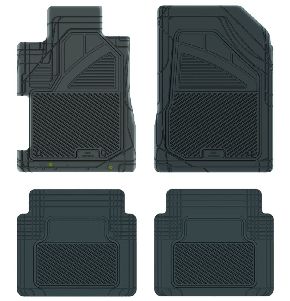 Koolatron 17304 Black Precision All Weather Kustom Fit Car Mat for 2006+ Honda Civic