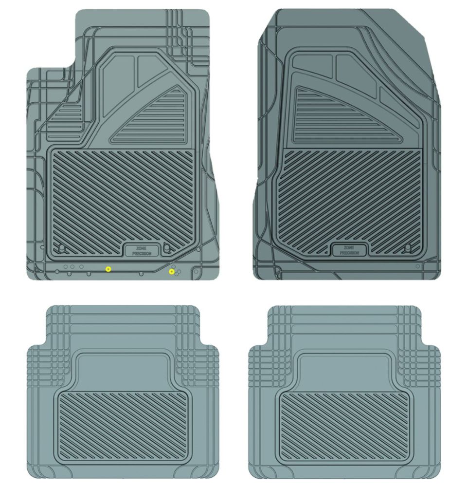 Koolatron 17353 Grey Precision All Weather Kustom Fit Car Mat for 2001-2005 Honda Civic