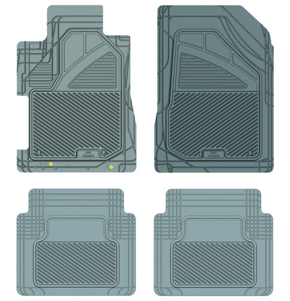 Koolatron 17354 Grey Precision All Weather Kustom Fit Car Mat for 2006+ Honda Civic