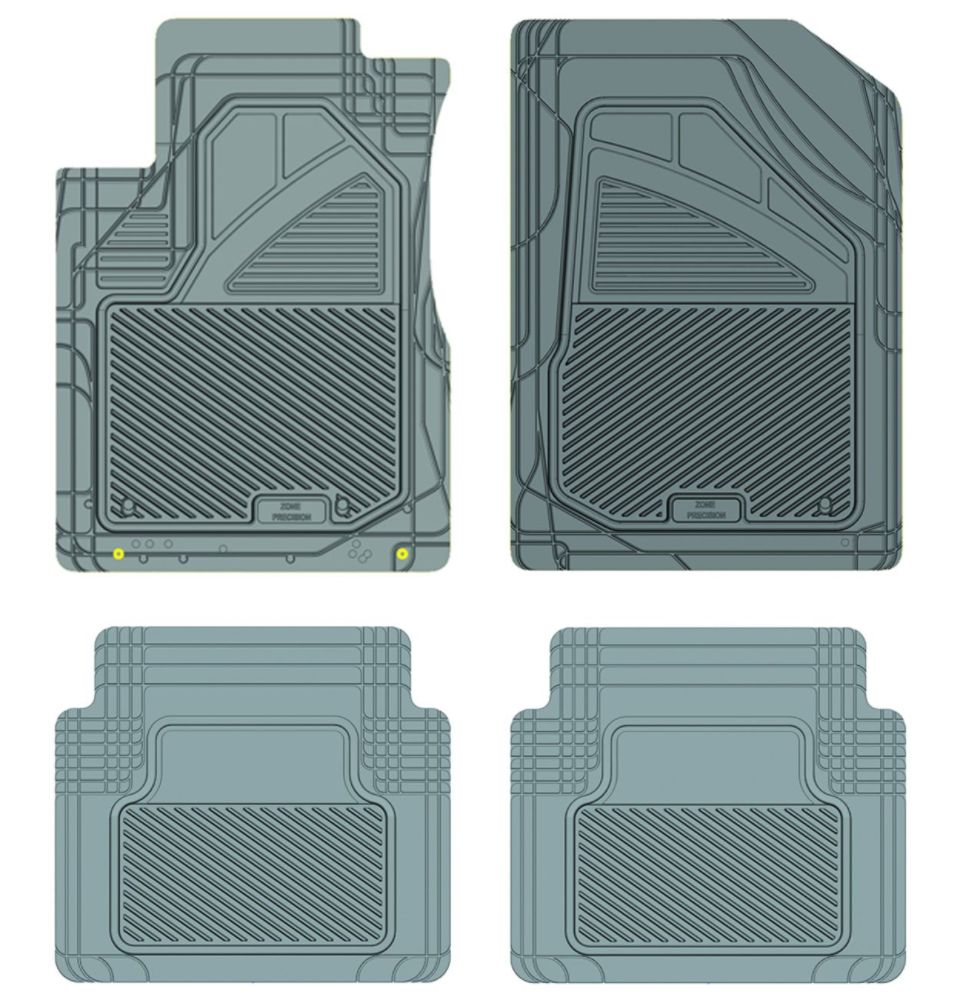 Koolatron 17356 Grey Precision All Weather Kustom Fit Car Mat for 2007+ Honda CRV