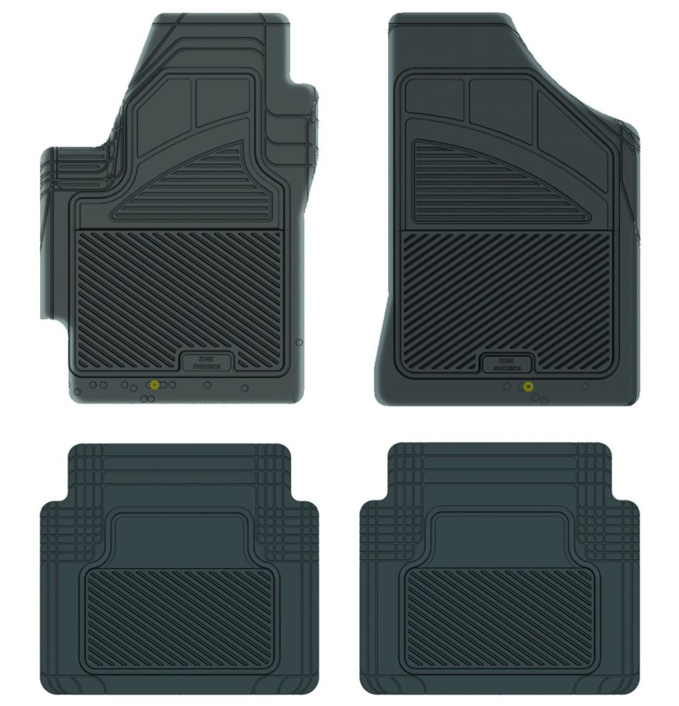 Koolatron 17402 Black Precision All Weather Kustom Fit Car Mat for 2001-2006 Hyundai Elantra
