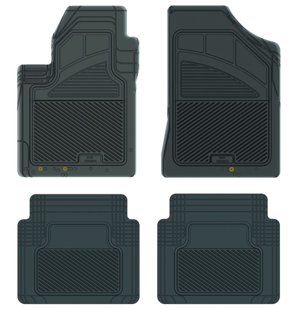 Koolatron 17403 Black Kustom Fit Precision Car Mat for 2007+ Hyundai Elantra