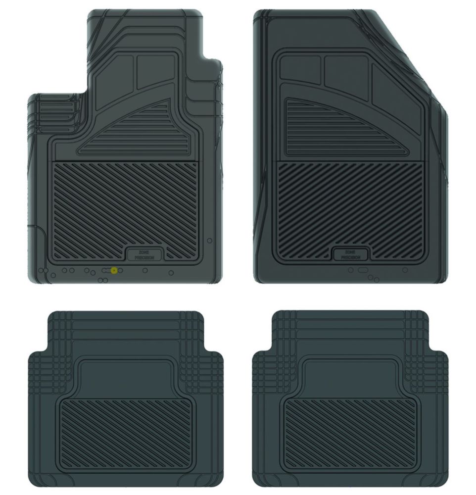 Koolatron 17408 Black Precision All Weather Kustom Fit Car Mat for 2002-2005 Hyundai Sonata