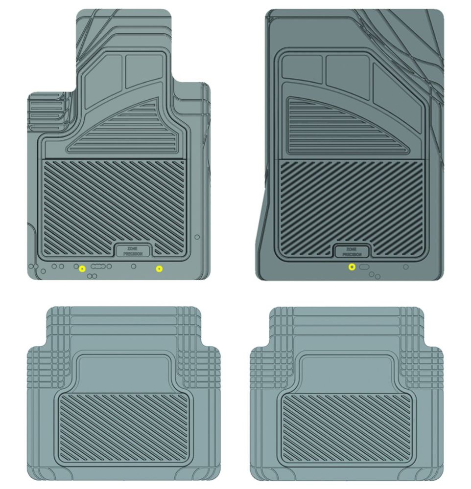 Koolatron 17455 Grey Precision All Weather Kustom Fit Car Mat for 2010+ Hyundai Genesis Coupe