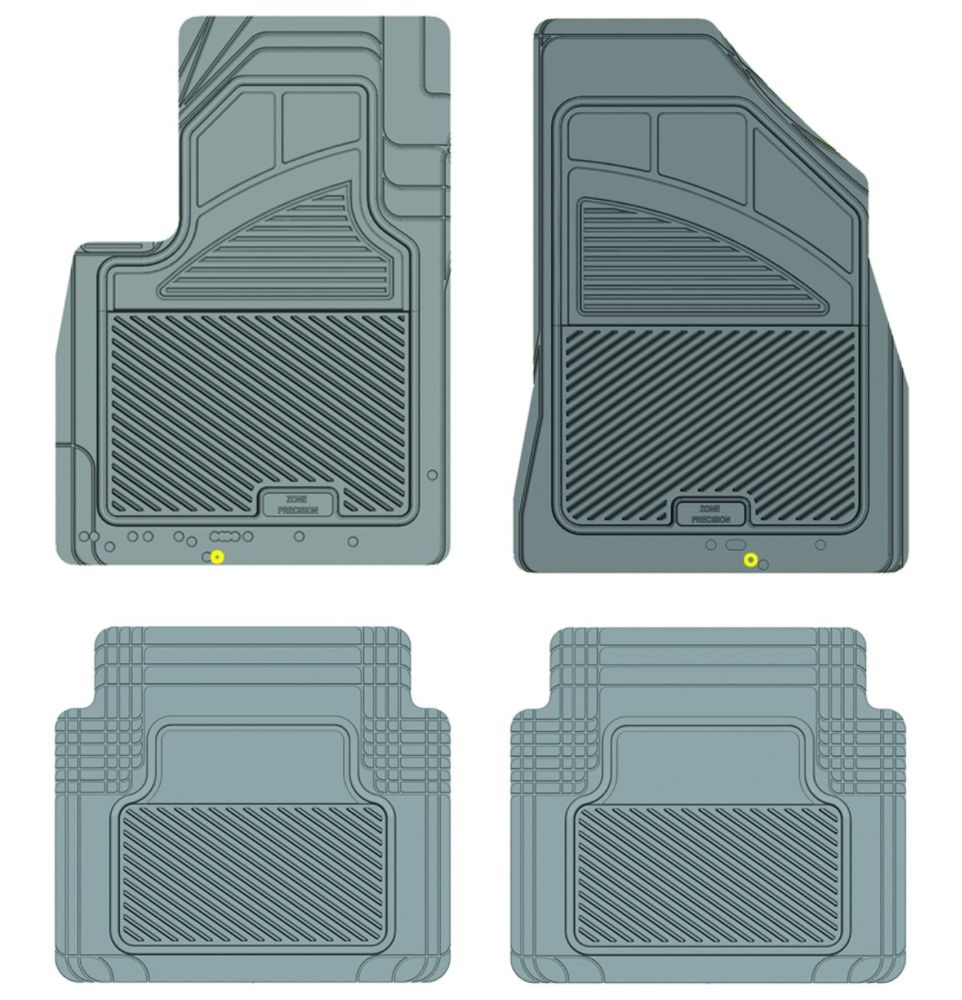 Koolatron 17456 Grey Precision All Weather Kustom Fit Car Mat for 2001-2006 Hyundai Santa Fe