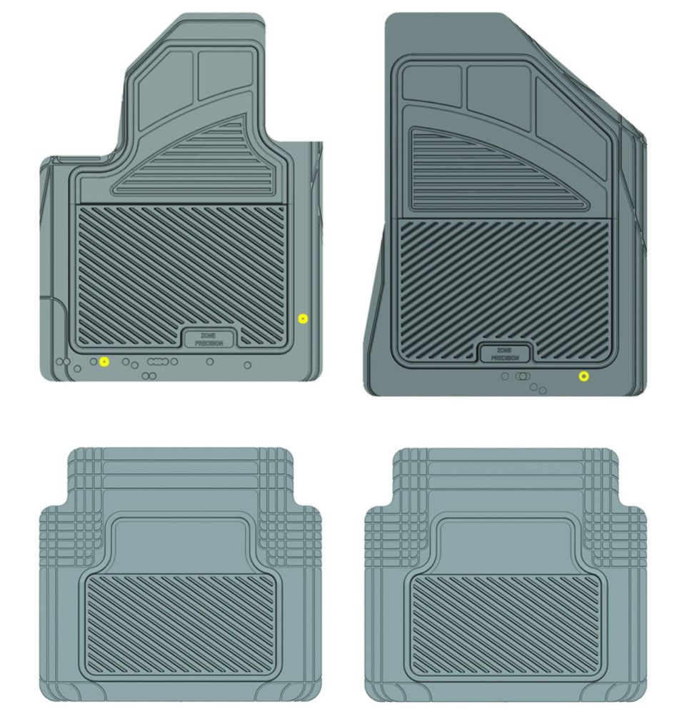 Koolatron 17460 Grey Precision All Weather Kustom Fit Car Mat for 2005+ Hyundai Tucson