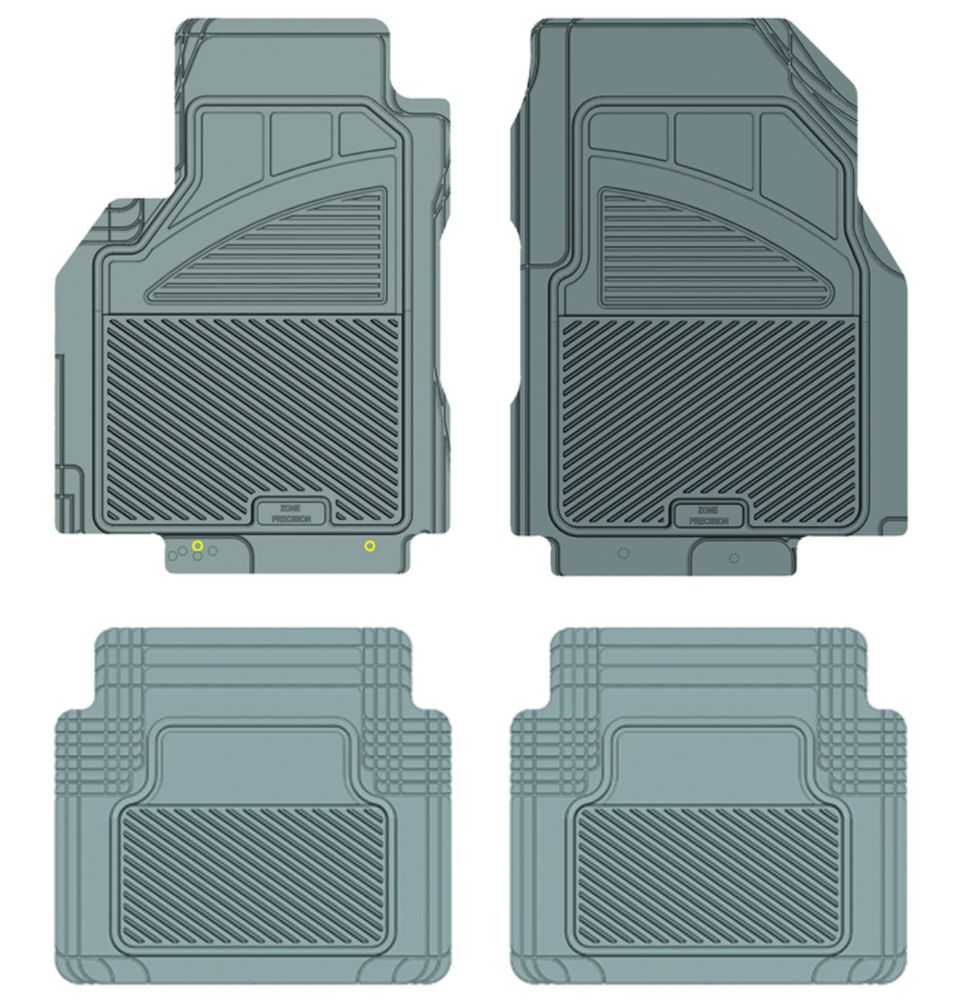 Koolatron 17653 Grey Precision All Weather Kustom Fit Car Mat for 2009+ Nissan Cube