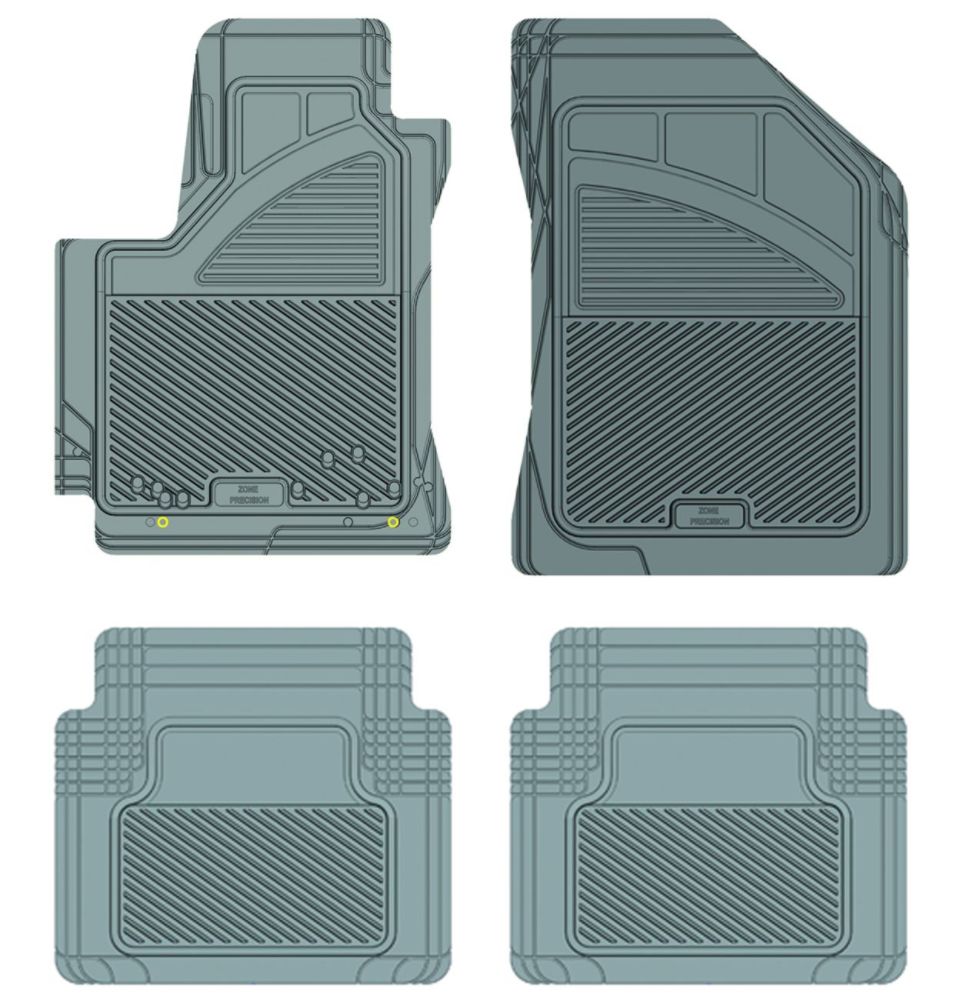 Koolatron 17754 Grey Precision All Weather Kustom Fit Car Mat for 2009+ Toyota Corolla