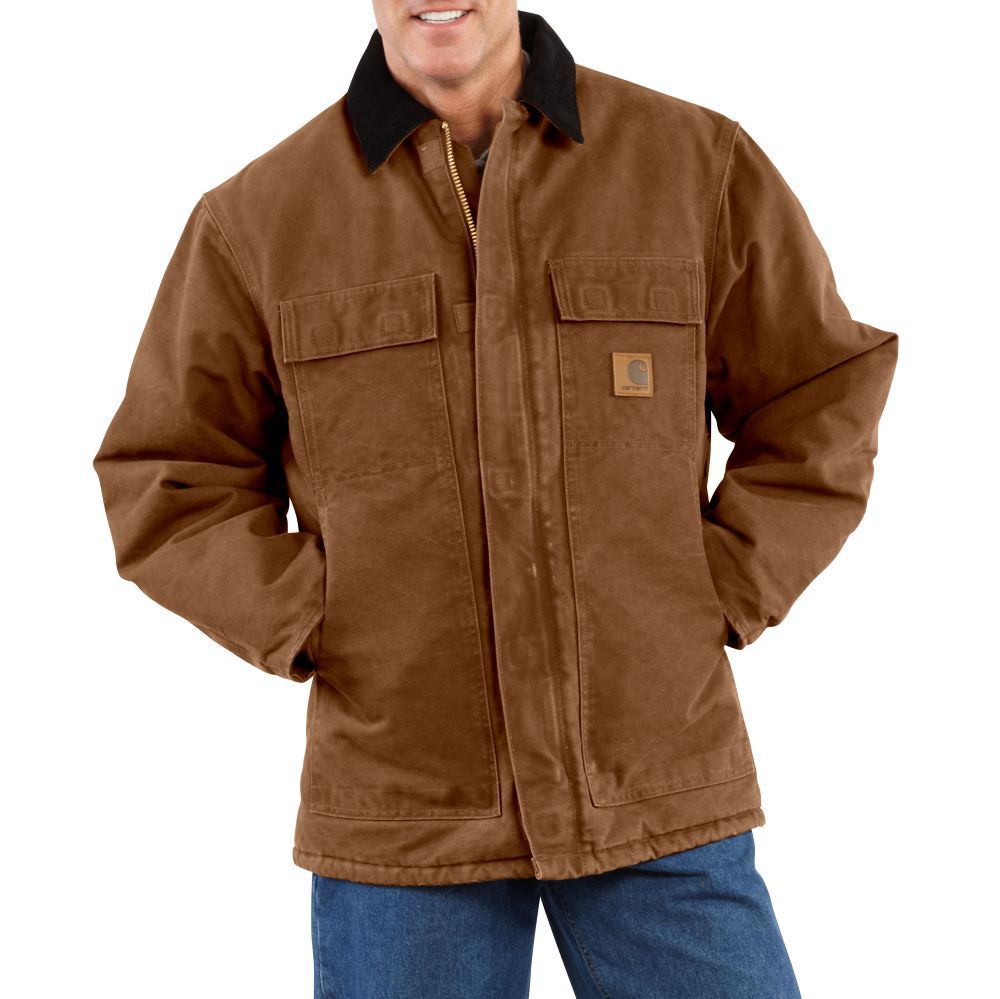 Carhartt Men's Sandstone Duck Traditional Coat