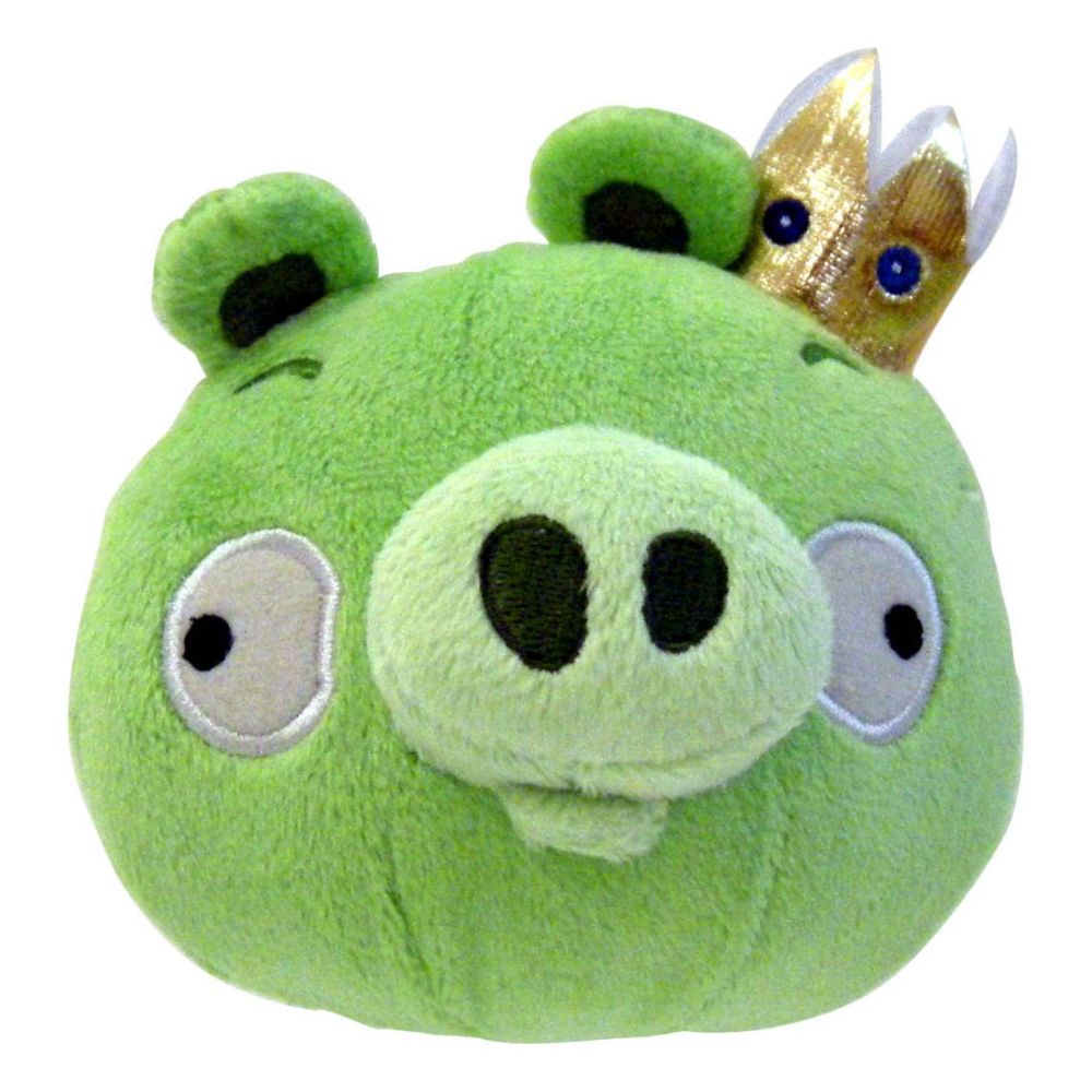 Angry Birds Plush Pig With Sound 5.75IN - King Pig at Kmart.com