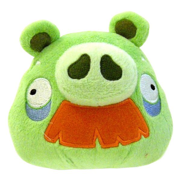 Angry Birds Plush Pig With Sound 5.75in - Grandpa Pig Best Price