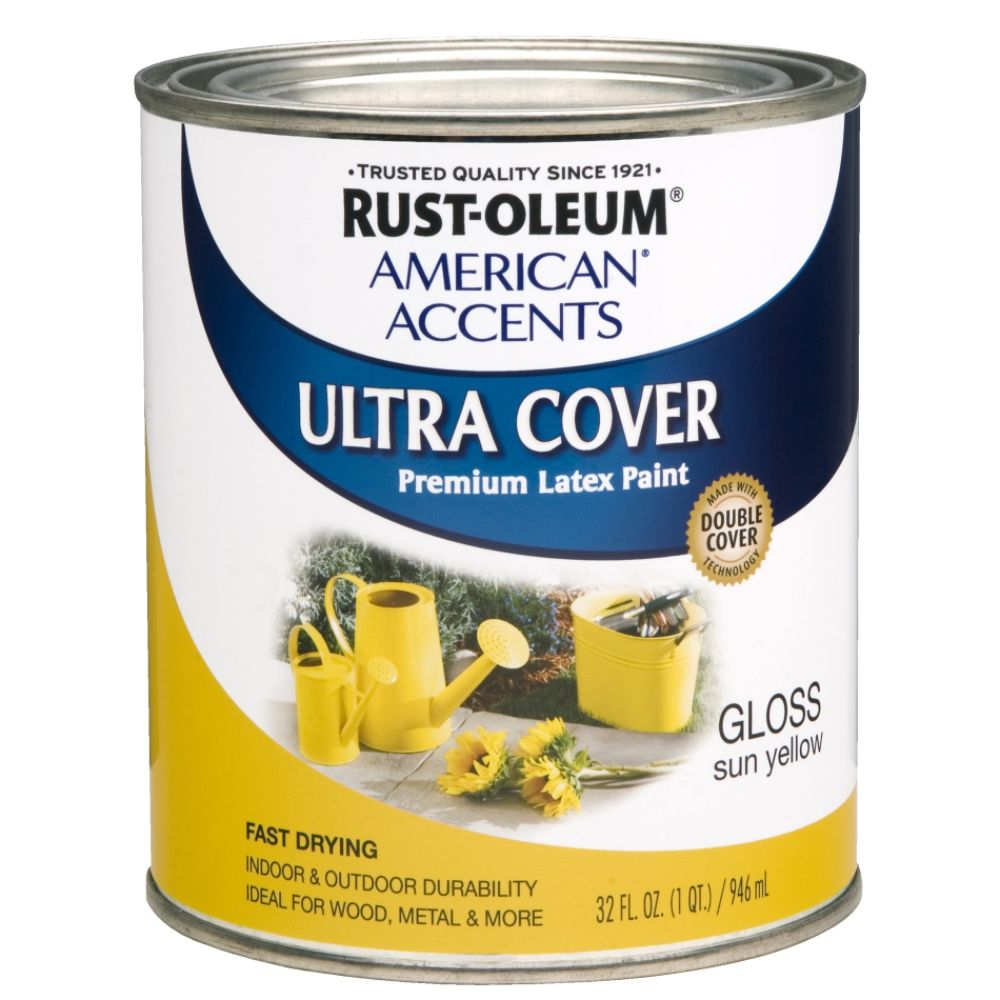 Rust-Oleum American Accents Gloss Sun Yellow 1 Quart - 261718 at Sears.com