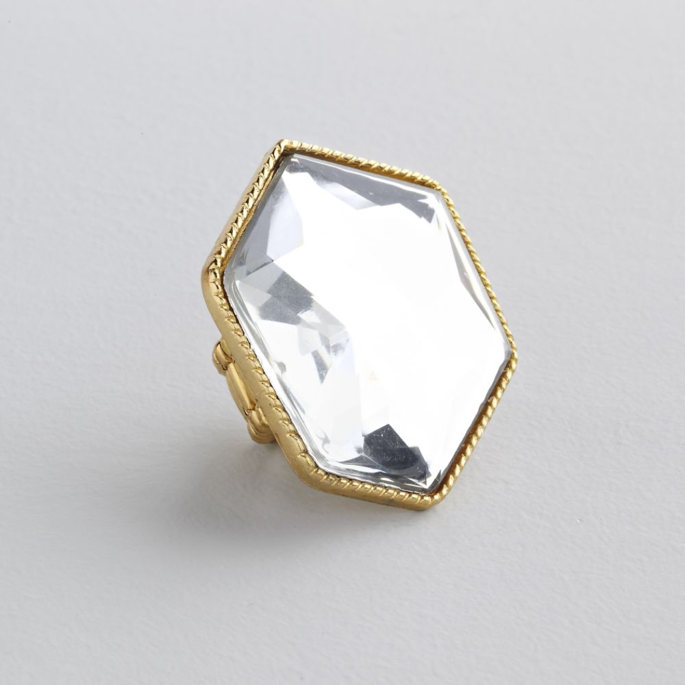 Kardashian Kollection Gold Cocktail Ring