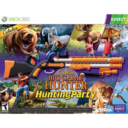 Activision Kinect Cabela's Hunting Party with gun
