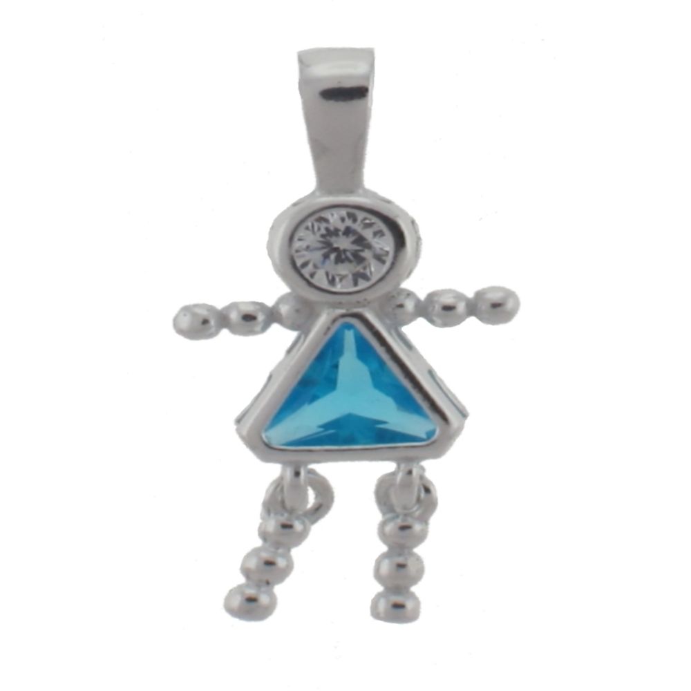 Birthstone Babies Sterling Silver December Girl Pendant at Kmart.com