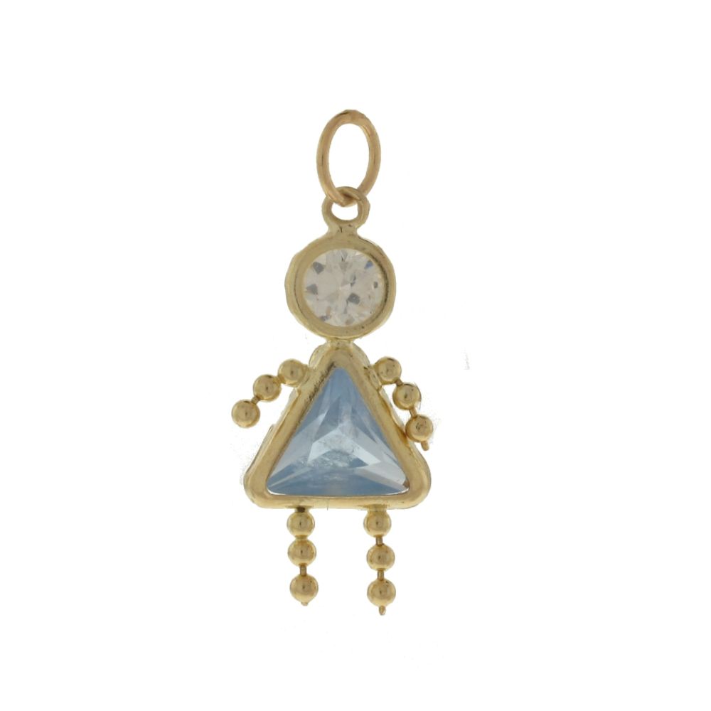 Birthstone Babies 10K March Girl Pendant at Kmart.com