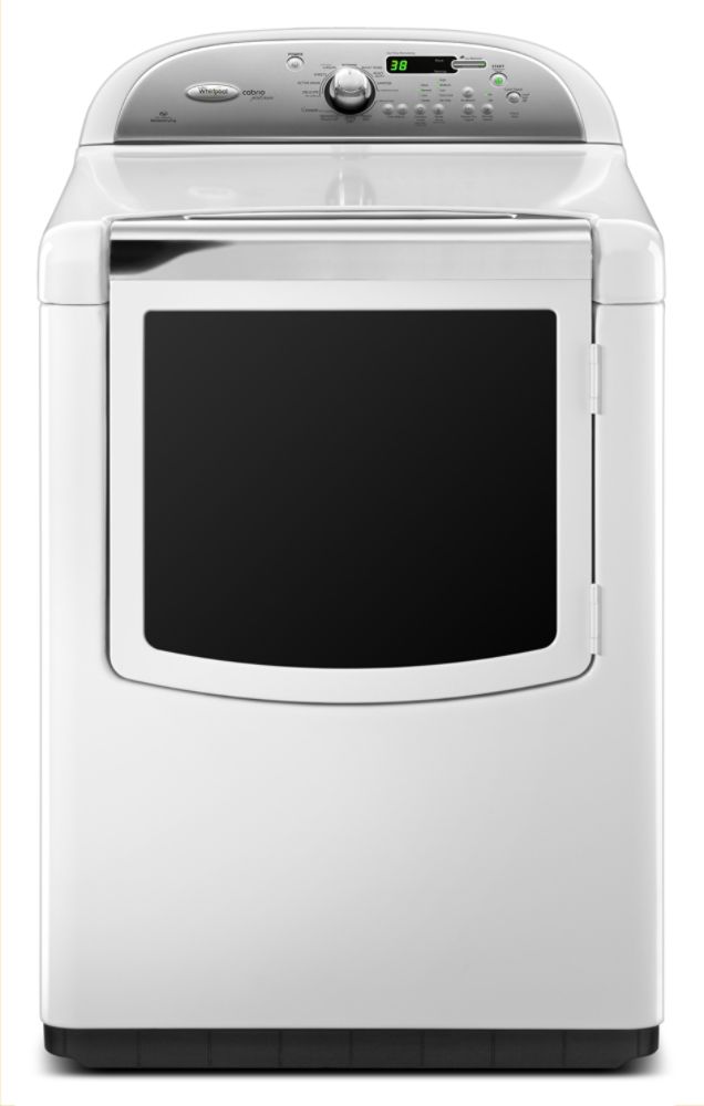 Whirlpool 7.6 cu. ft. Electric Dryer w/ Steam Cycle - White