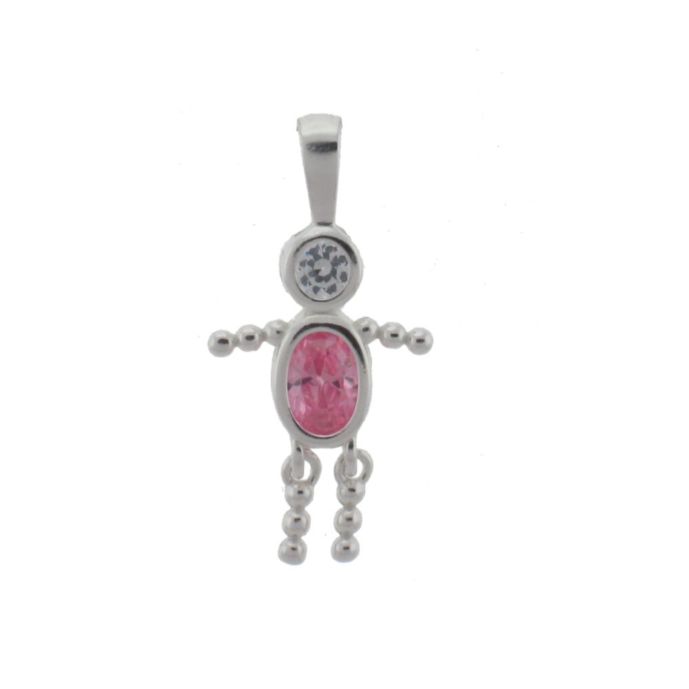 Birthstone Babies Sterling Silver October Boy Pendant at Kmart.com