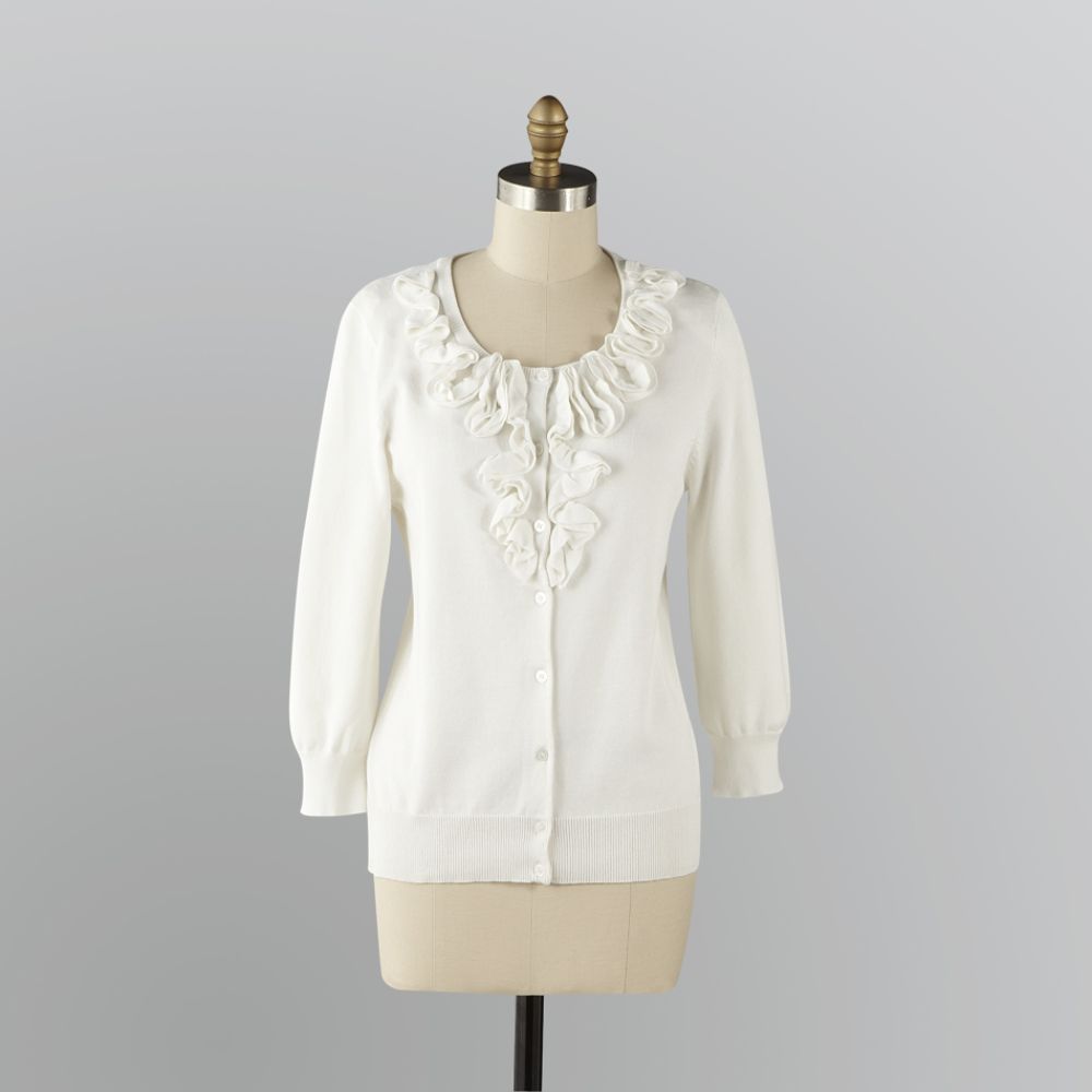 Covington Women's Floral-Knit Cardigan