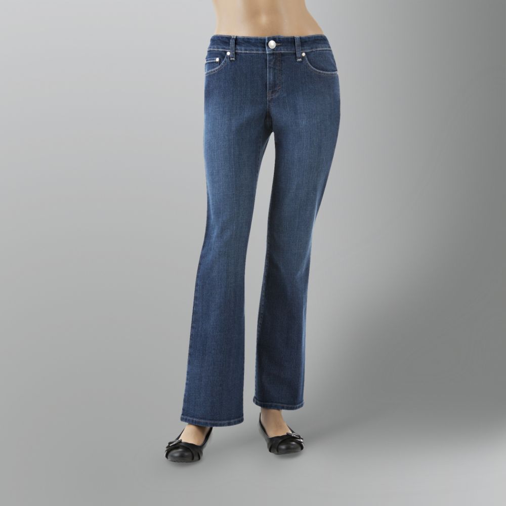 Covington Petite Studded Boot Cut Jeans at Kmart.com