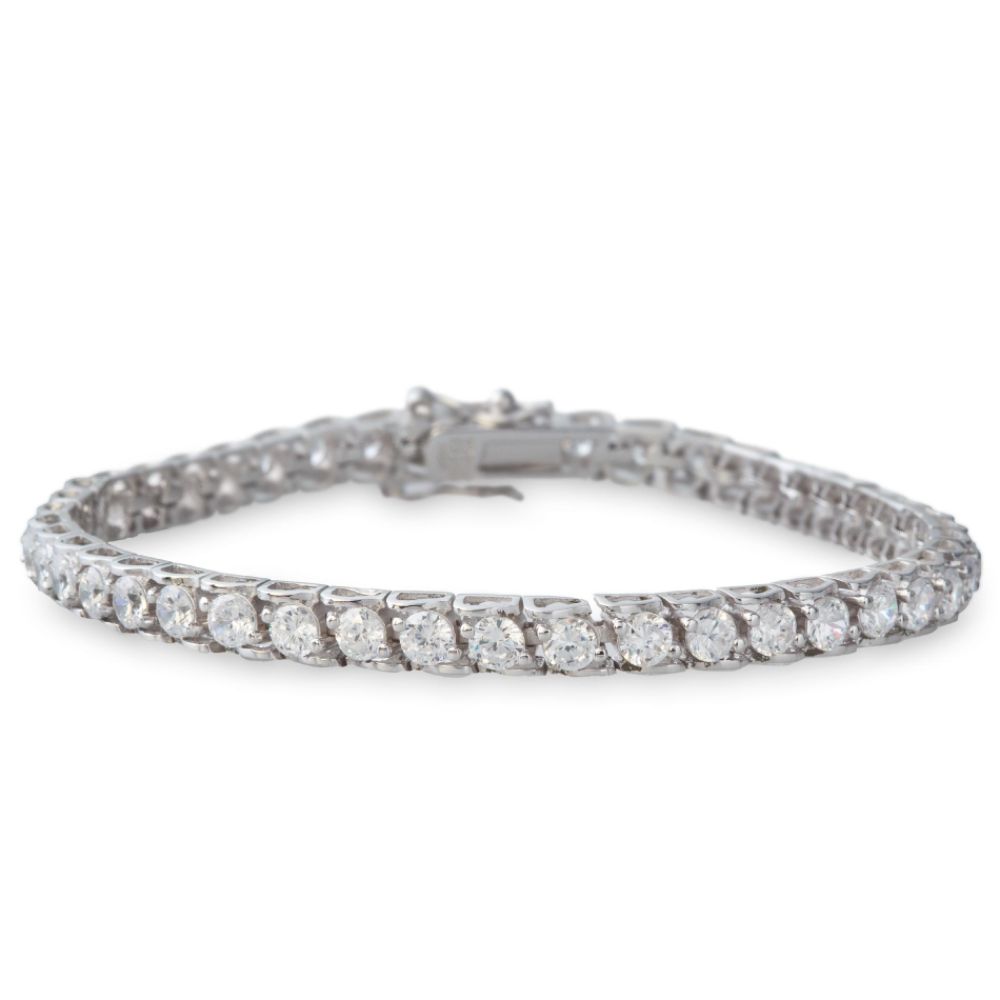 Diamonesse Sterling Silver Cubic Zirconia Tennis Bracelet at Kmart.com