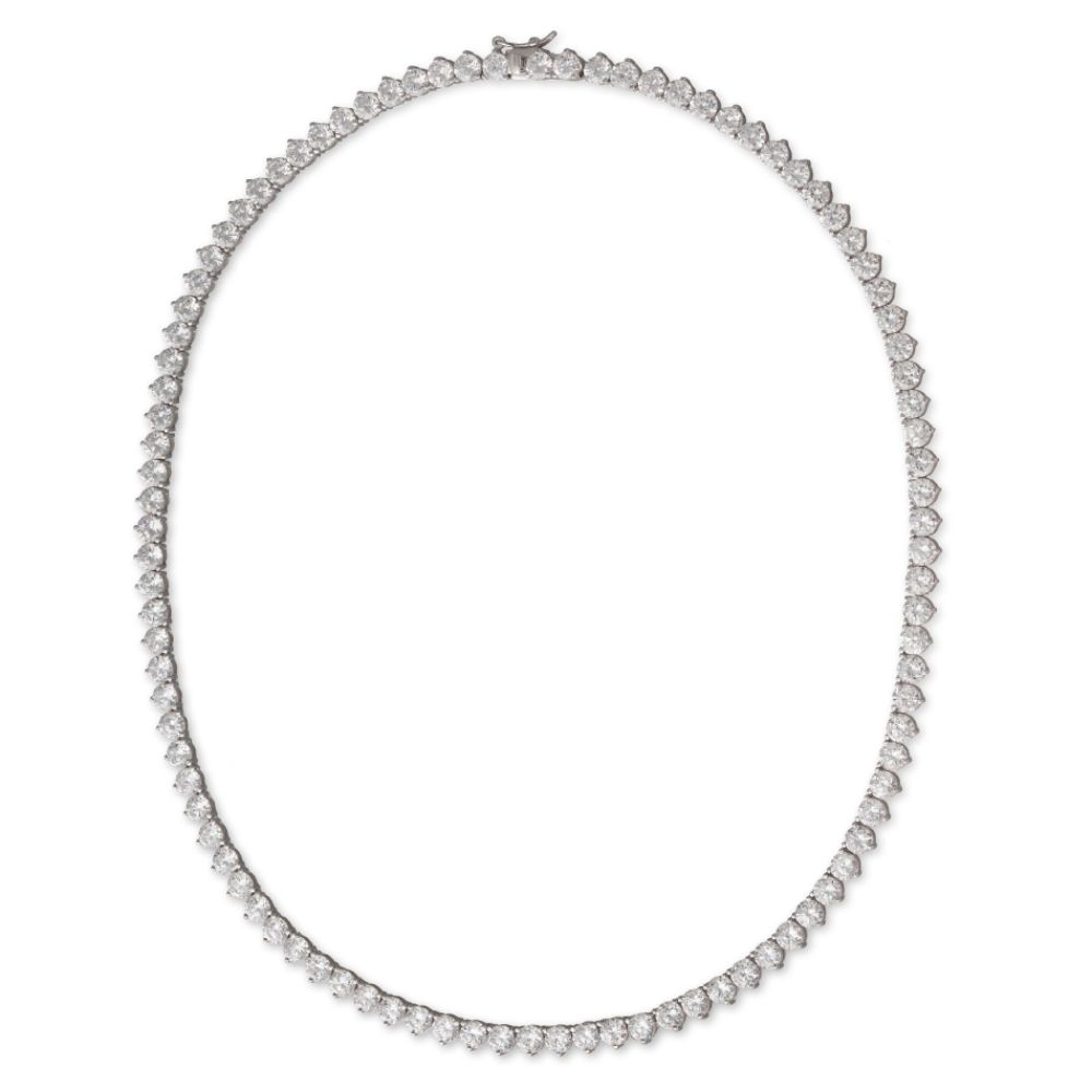 Diamonesse Sterling Silver Cubic Zirconia Tennis Necklace at Sears.com