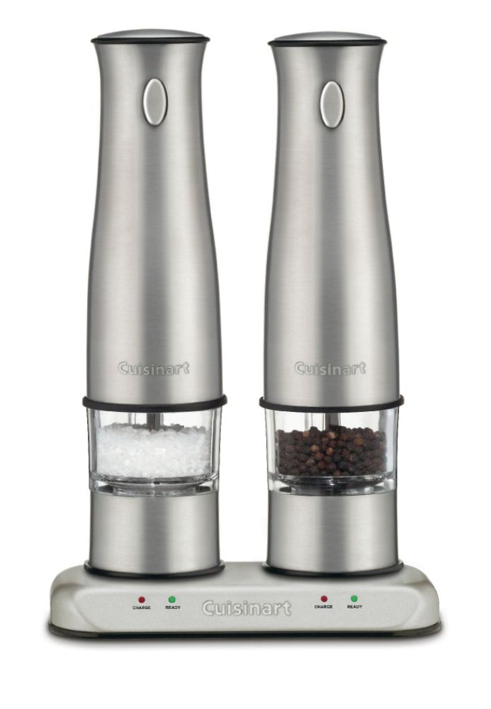 Stainless Steel Rechargeable Salt and Pepper Mills