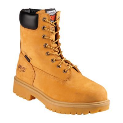 Timberland PRO Men's Work Boot 8" Direct Attach Waterproof Insulated Steel Safety Toe - Wheat