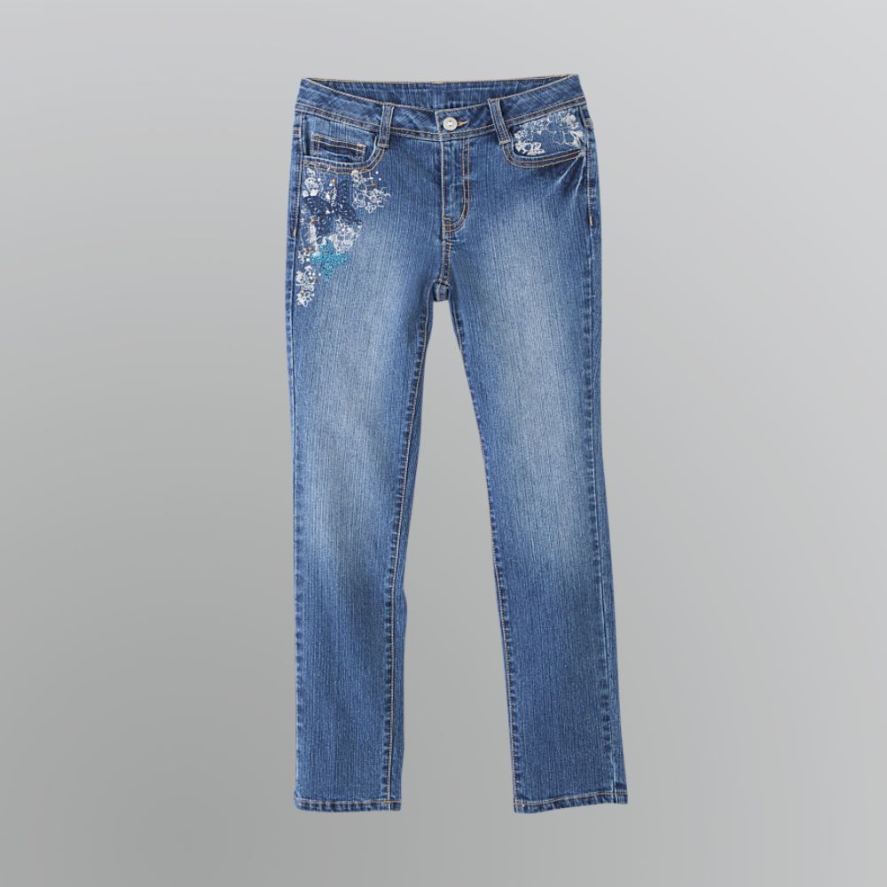 Canyon River Blues Girl's Glittery Skinny Denim Jeans at Sears.com
