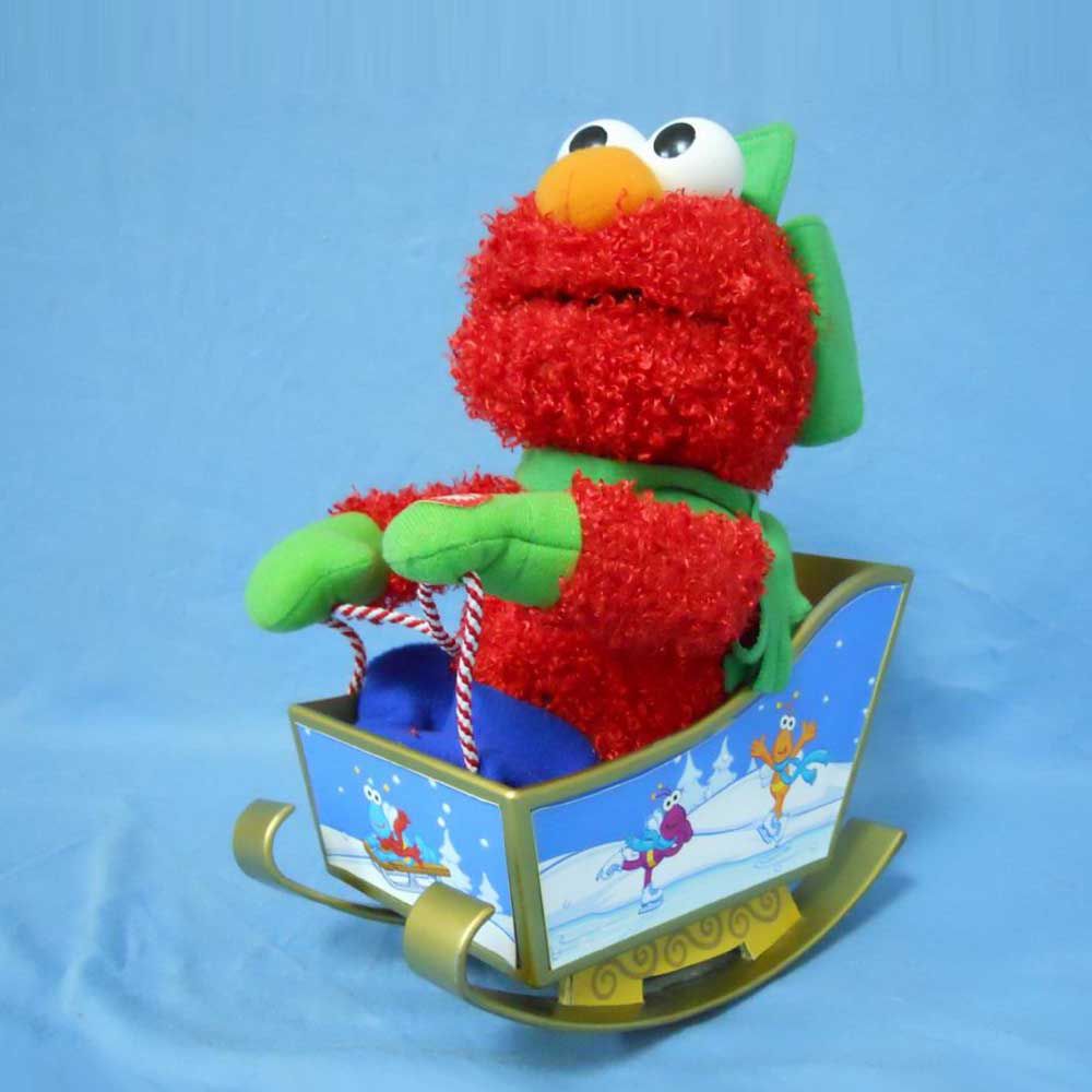 Sesame Street Battery-Operated Singing Animated Elmo with Sled 