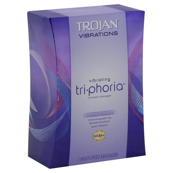 Trojan Vibrations Intimate Massager, Vibrating Tri-Phoria at Kmart.com