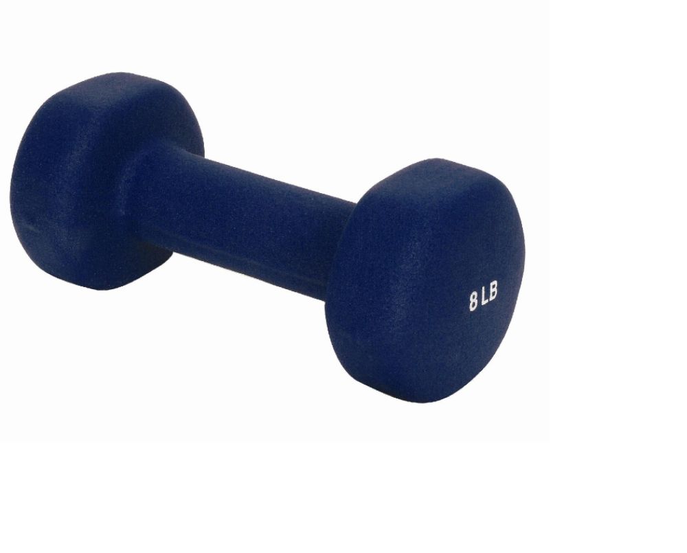 Sunny Health & Fitness Neoprene Dumbbell- 8LB Pair