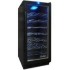 32 Bottle Wine Cooler - Black