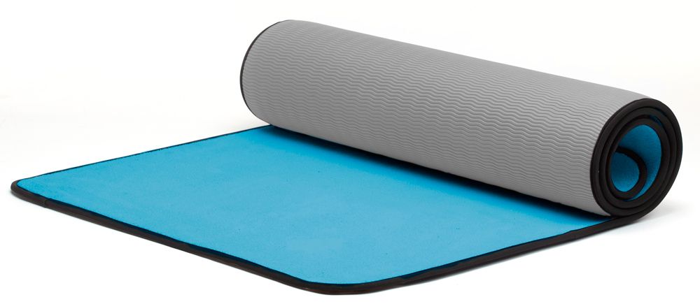 ZEN•GA&trade; Hot Yoga Mat Plus™ Mat (Grey/Blue) at Sears.com