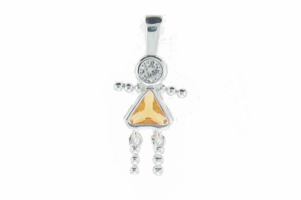 Sterling Silver Birthstone Babies November  Girl  Charm at Kmart.com
