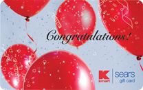 Congratulations Balloons Gift Card