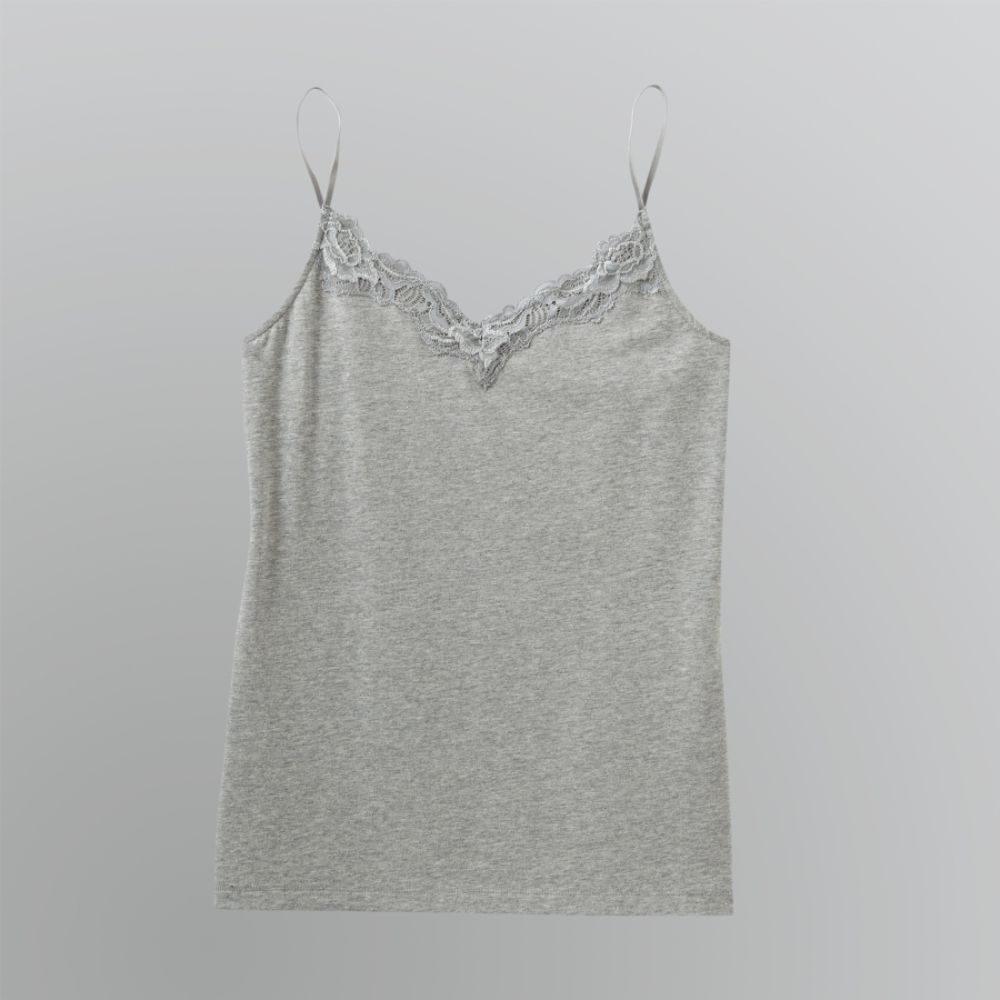 Apostrophe Women's Lace-Trim Cotton Camisole