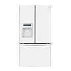 Kenmore Elite 25 Cubic Foot French-Door Counter-Depth Bottom-Freezer Refrigerator White Energy Star&174; Energy Star&174;
