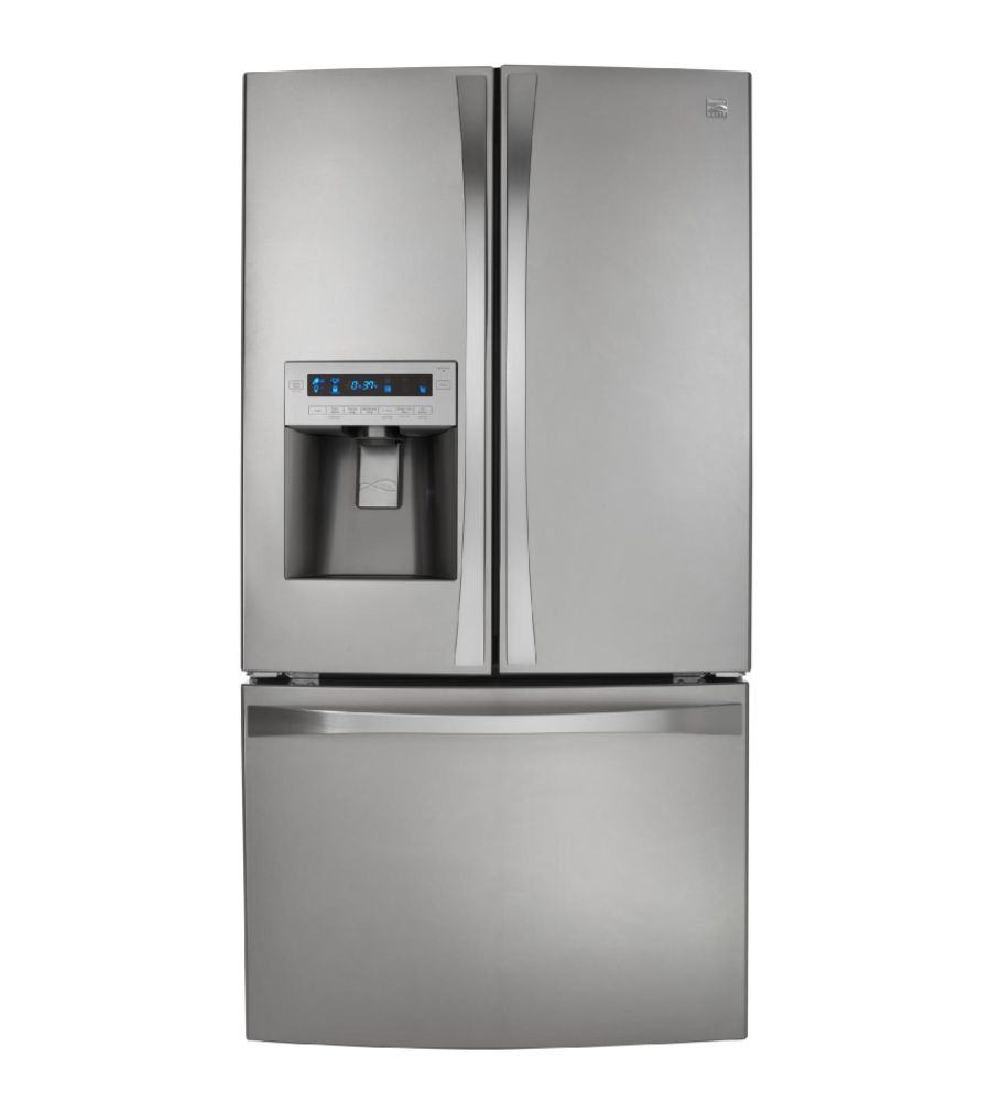 Kenmore Elite 25 cu. ft. Counter-Depth French-Door  Bottom-Freezer Refrigerator Stainless Steel ENERGY STAR® at Sears.com