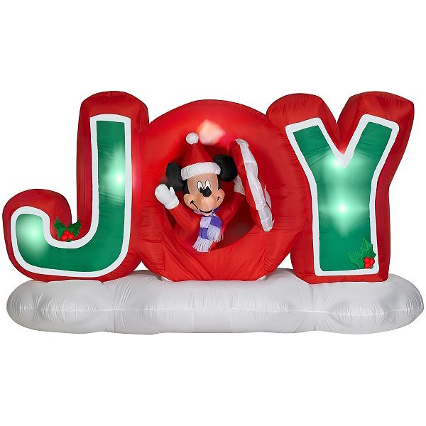 Gemmy 4.5 Foot Animated Air Blown Mickey Mouse Joy 