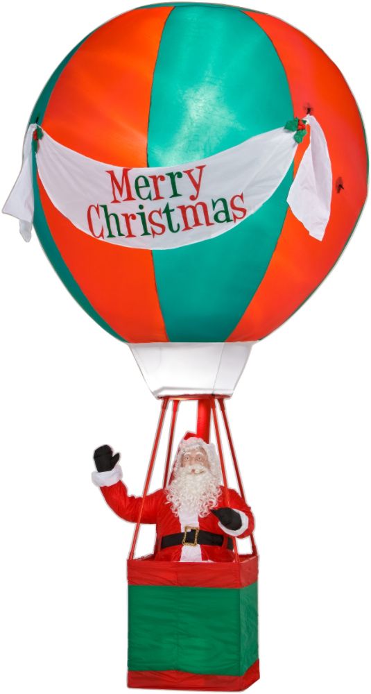 Gemmy 14' Santa in Hot Air Balloon Air Blown at Kmart.com